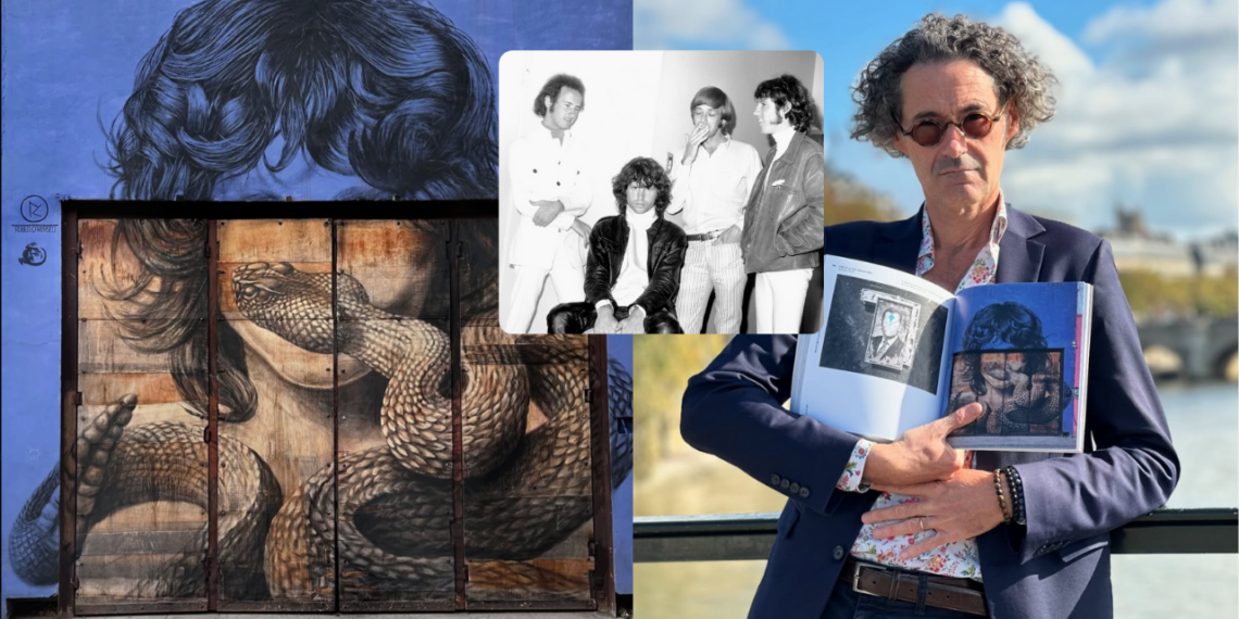 Mural en Monterrey de Jim Morrison es compartido por The Doors.