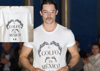Diseñador mexicano causa revuelo con playera de El Golfo de México