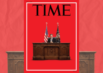 La nueva portada de TIME: Elon Musk en el escritorio presidencial de Trump