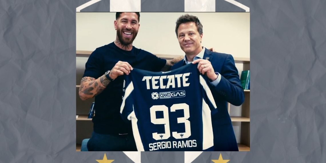 ¿Por qué Sergio Ramos tiene el 93 en los Rayados de Monterrey?