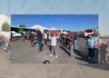 Vecinos de la colonia Cuarta Transformación bloquean la autopista México