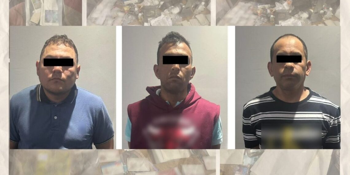 Cateo en la CDMX: Detienen a hombres por falsificación de documentos