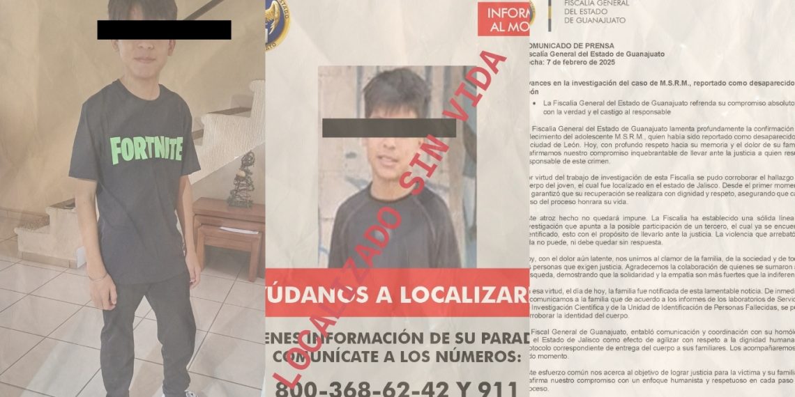 Localizan sin vida a Mateo Santiago, adolescente desaparecido en León