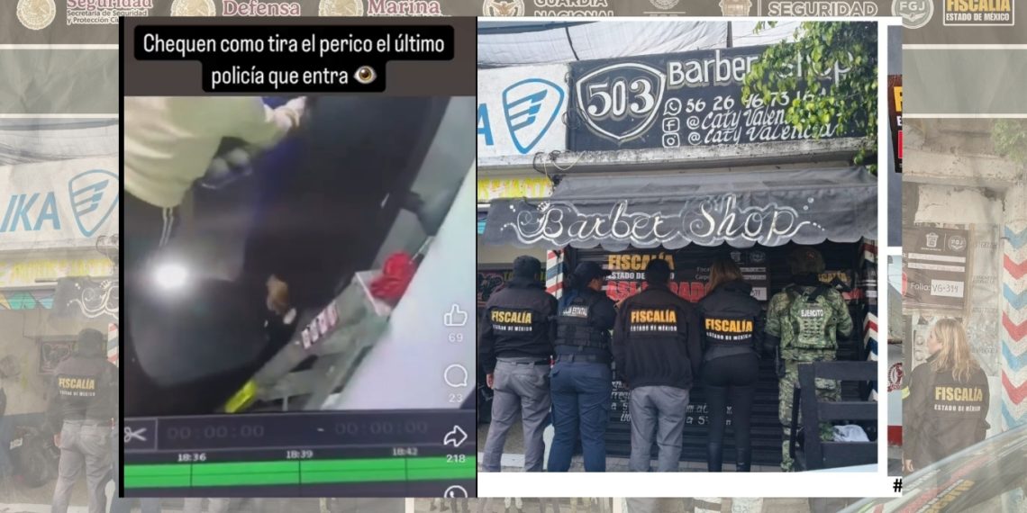Operativo Atarraya: Clausura de barberías en el Estado de México