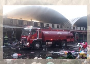 Incendio en la Central de Abasto en la CDMX
