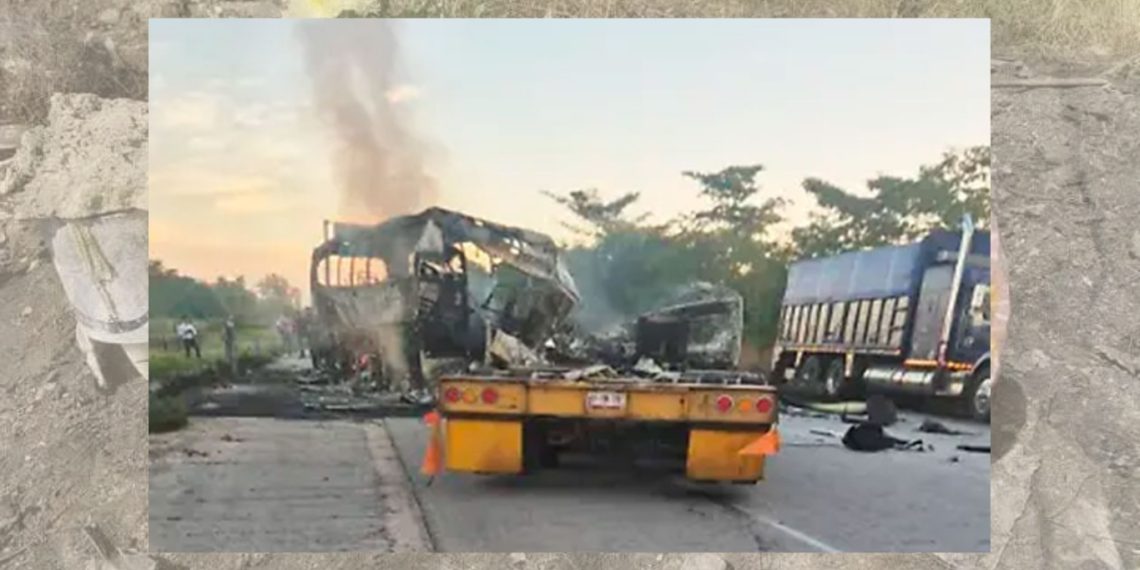Tragedia en Campeche: choque entre autobús y tractocamión deja varios muertos