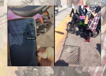 Lady 10 Pesos" se niega a pagar a repartidor de Uber