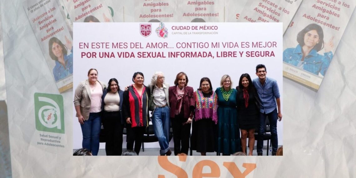 CDMX lanza campaña de salud sexual: "En este Mes del Amor, Contigo mi Vida es Mejor"