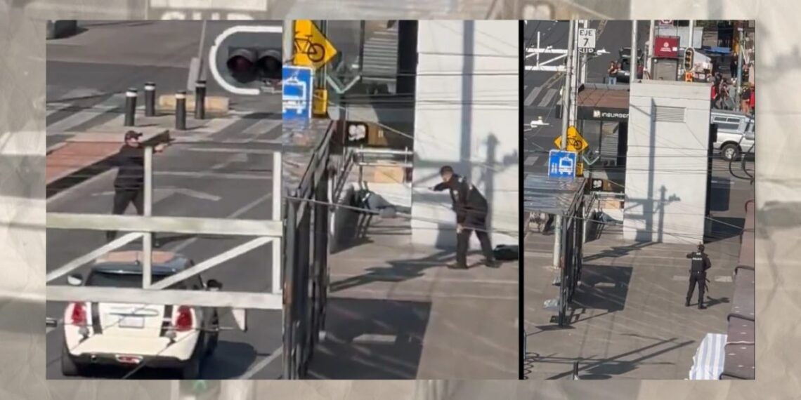 Policías de CDMX frustran asalto: presunto delincuente abatido