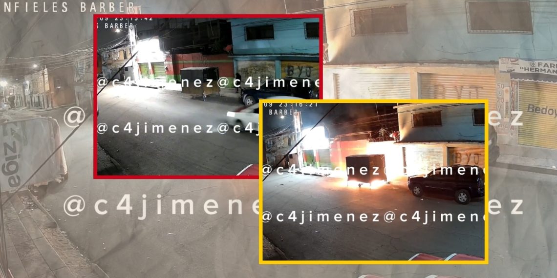 Video: Mujer Incendia barbería de su exnovio en EDOMEX