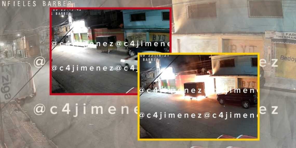 Video: Mujer Incendia barbería de su exnovio en EDOMEX