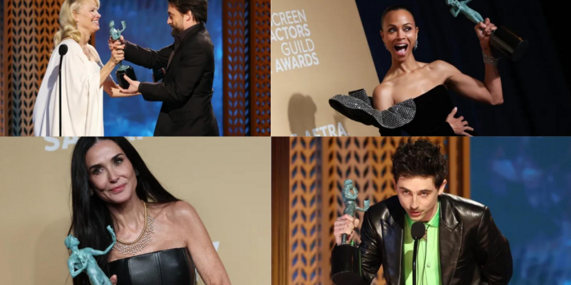 Conoce la lista de ganadores de los SAG Awards.