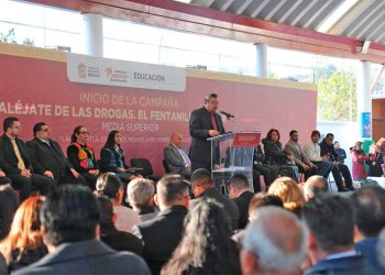 Edomex lanza campaña en preparatorias "Aléjate de las drogas”