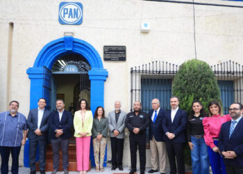 Priístas y panistas conmemoran a Connie Maldonado de Zambrano, exdirigente del PAN en Santa Catarina