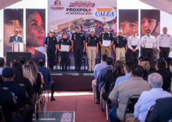 Policía de Escobedo obtiene acreditación internacional