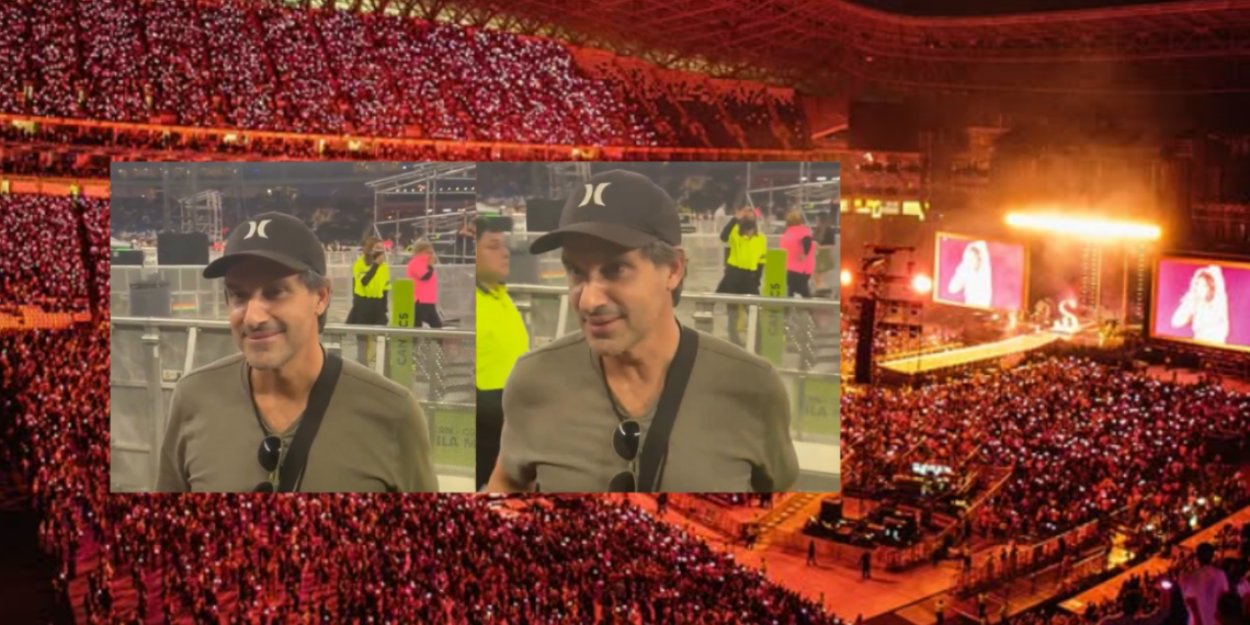 Aito De La Rua, ex cuñado de Shakira, aparece en concierto de Monterrey.