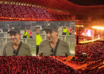 Aito De La Rua, ex cuñado de Shakira, aparece en concierto de Monterrey.