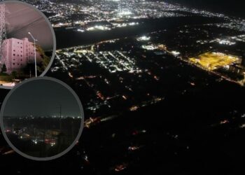 Así se vieron los apagones masivos en la península de Yucatán 