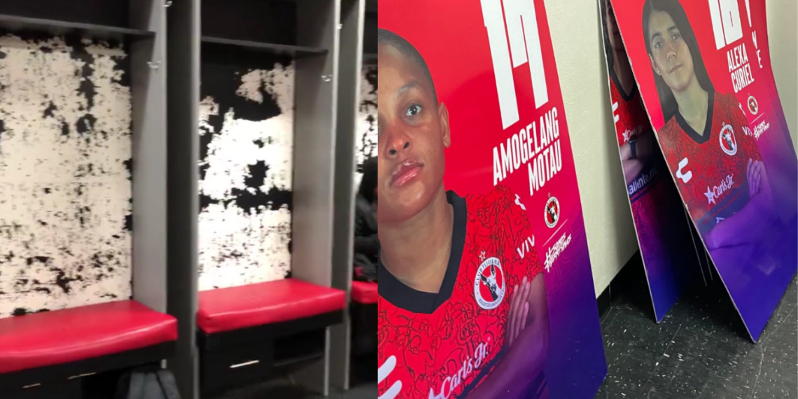 Tijuana Femenil arremete contra jugadores del Atlas por quitar sus fotos del vestidor.