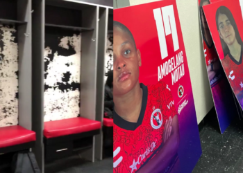 Tijuana Femenil arremete contra jugadores del Atlas por quitar sus fotos del vestidor.