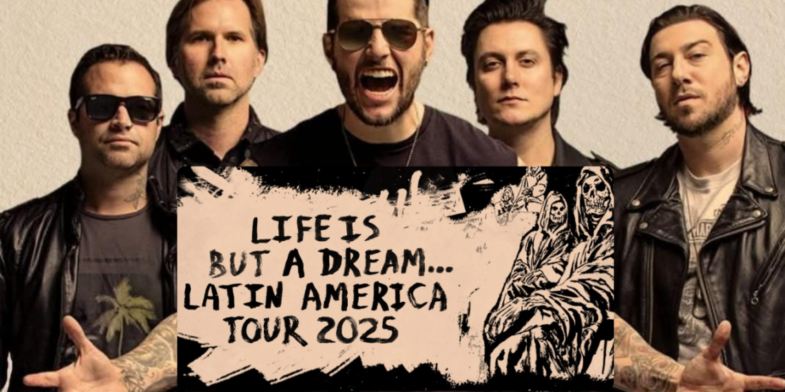 Avenged Sevenfold regresa a México tras más de 10 años de ausencia.
