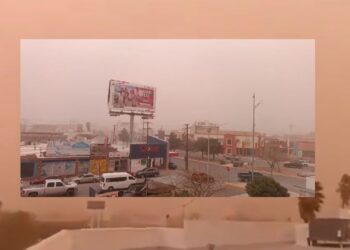 Cielo de Chihuahua se tiñe de naranja por tolvaneras; autoridades emiten alerta
