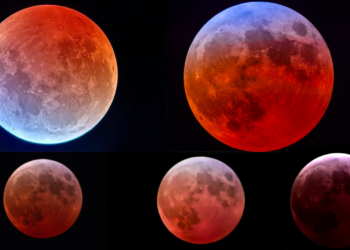 Conoce las mejores fotos del eclipse lunar.