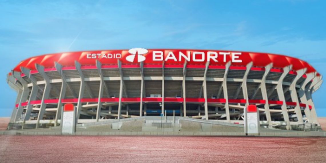Estadio Azteca cambia su nombre a Estadio Banorte.