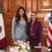 Sheinbaum se reúne con Kristi Noem, secretaría de seguridad de EU