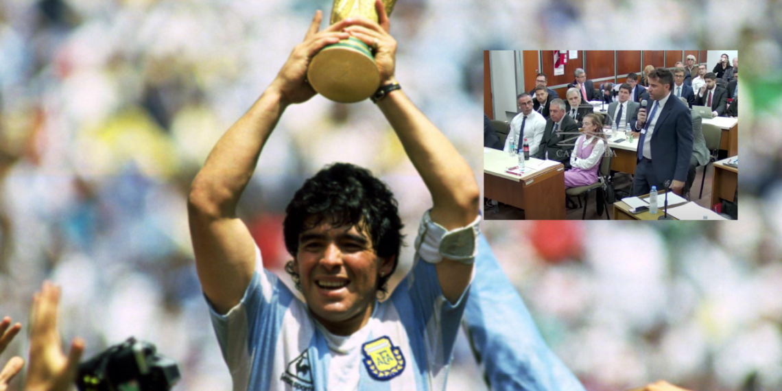 Se lleva a cabo el primer juicio por la muerte de Diego Armando Maradona.