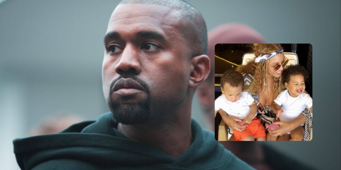 Kanye West arremete contra hijos de Beyoncé y Jay-Z