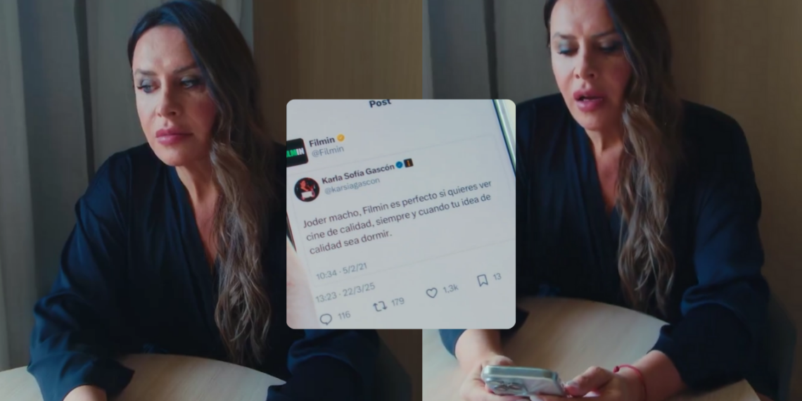 Conoce la supuesta publicación en X de Karla Sofía Gascón contra Filmin