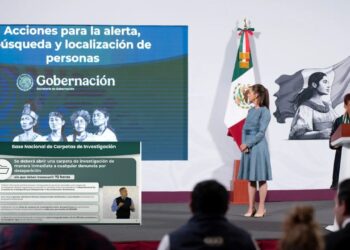 La consejera jurídica del Ejecutivo Federal, Ernestina Godoy, presentó reformas para fortalecer la búsqueda de personas desaparecidas.  