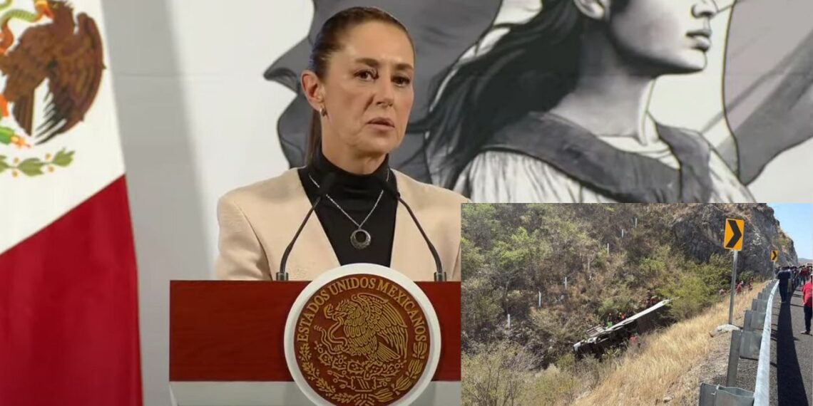 Lamenta Sheinbaum accidente en Oaxaca; suman 18 las víctimas mortales