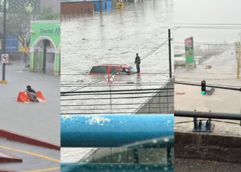 Lluvias torrenciales dejan a Reynosa y a McAllen bajo el agua