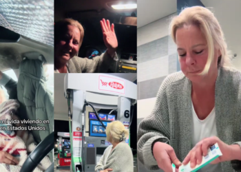 Mujer argentina vive en su auto tras mudarse a Estados Unidos.