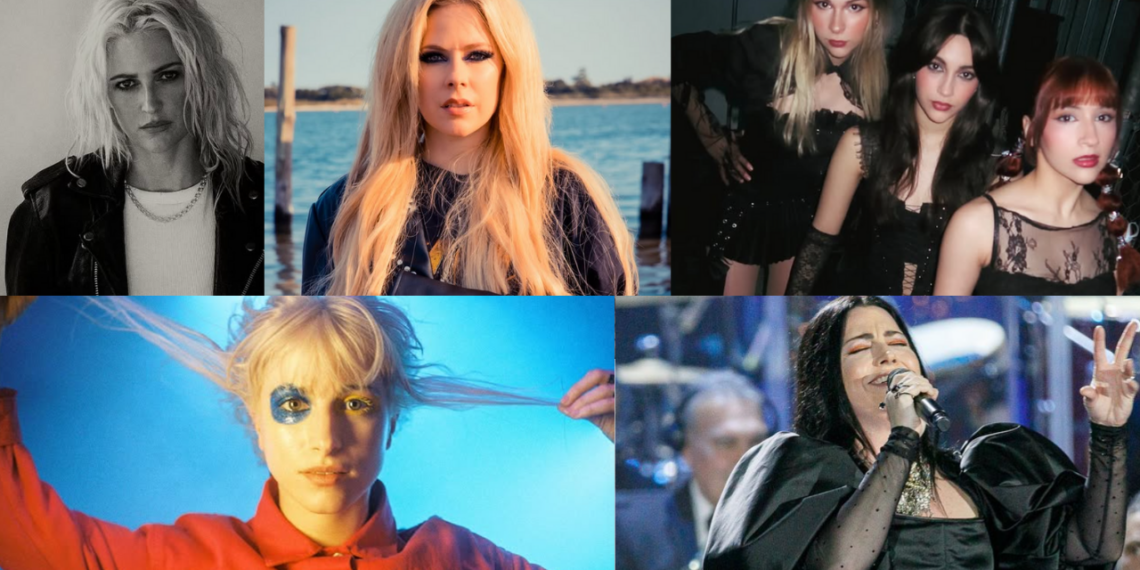 Mujeres que actualmente son sobresalientes en el mundo del rock.
