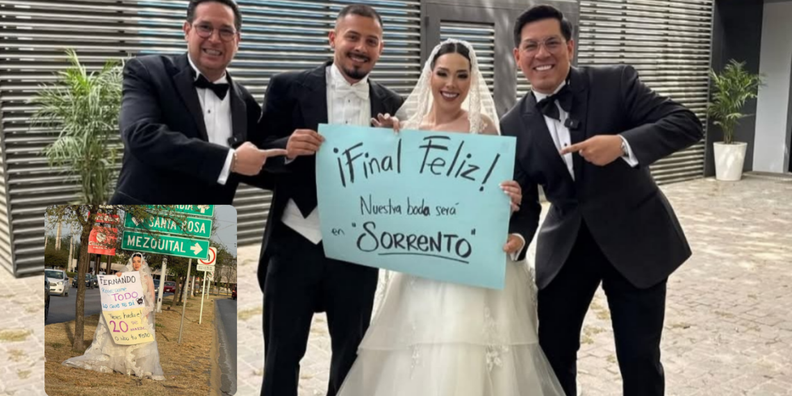 Resulta ser publicidad la novia que fue estafada