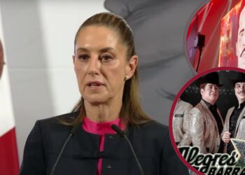 “Que se haga una investigación: Sheinbaum reprueba homenaje de Los Alegres del Barranco al Mencho: 