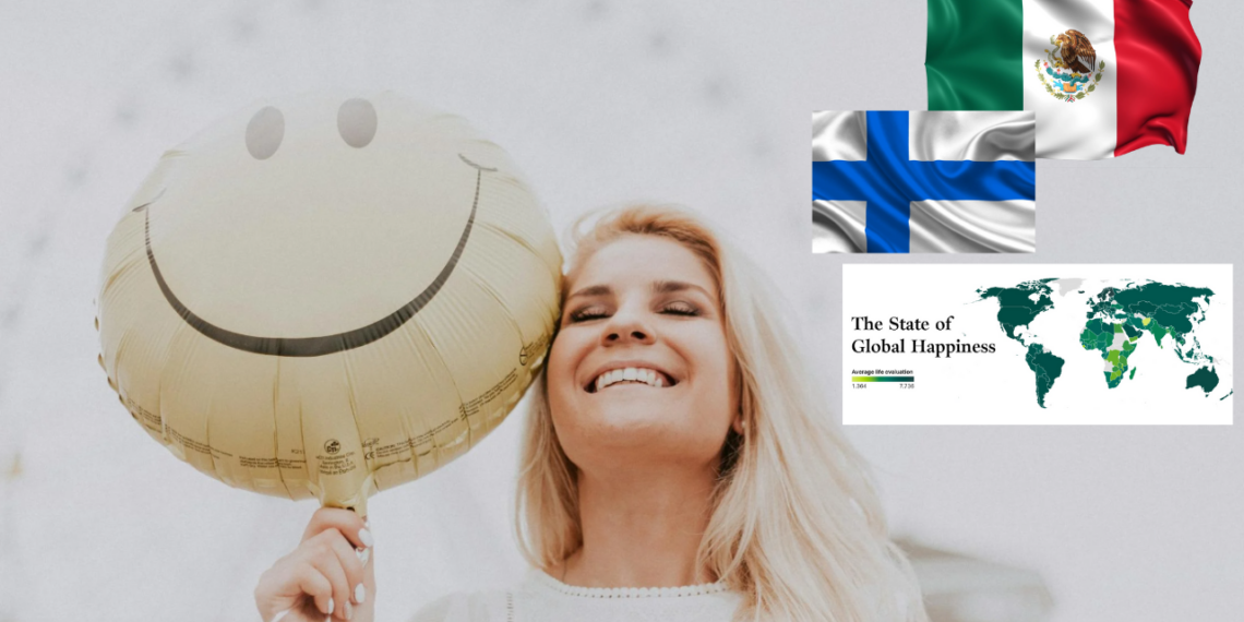 Conoce el top de los países más felices del mundo.