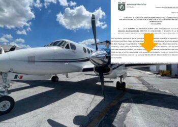 Gobierno gasta 18 millones de pesos en mantenimiento de King Air