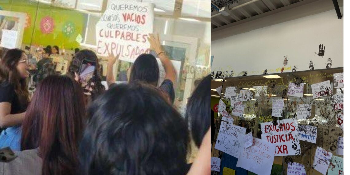 Protestas en Tec Milenio Monterrey para denunciar abuso contra alumno