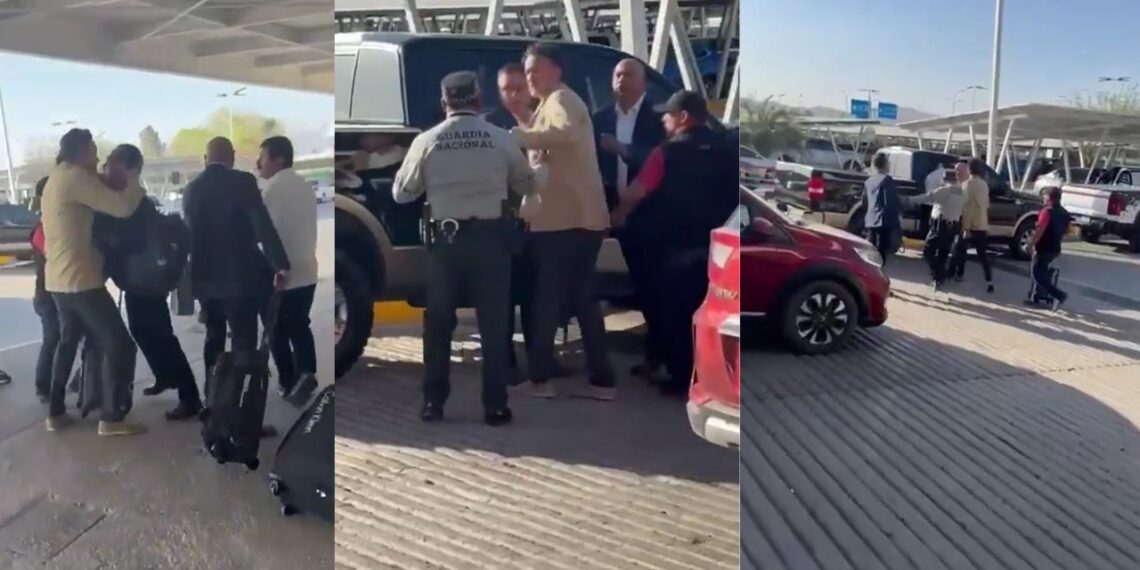 VIDEO: empresario confronta a Javier Corral en aeropuerto de Chihuahua
