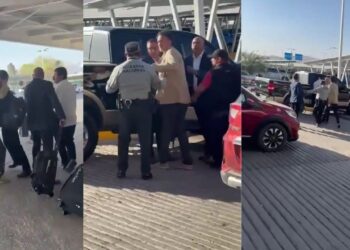 VIDEO: empresario confronta a Javier Corral en aeropuerto de Chihuahua