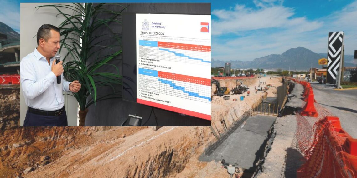 Aprovechará municipio de Monterrey Semana Santa para realizar obras viales