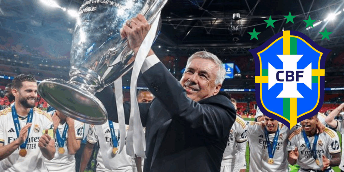 Carlo Ancelotti podría irse a la Selección de Brasil y dejar al Real Madrid.