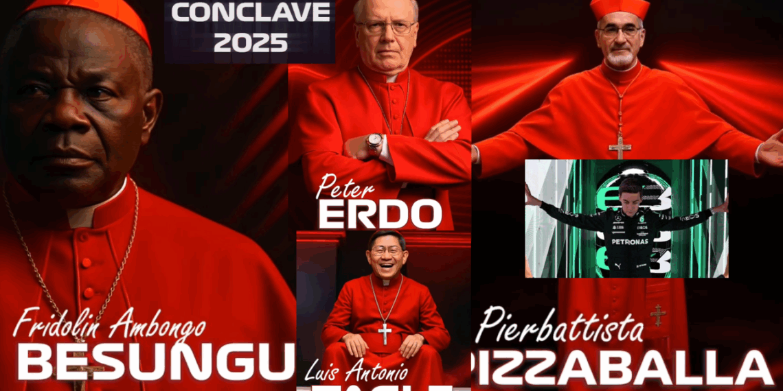 Crean video del "Cónclave" al estilo F1.