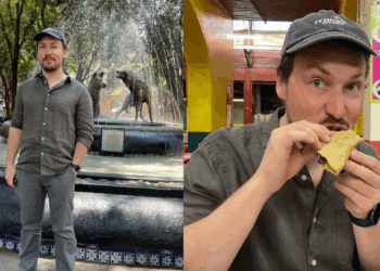 Gints Zilbalodis disfruta de su visita en México.