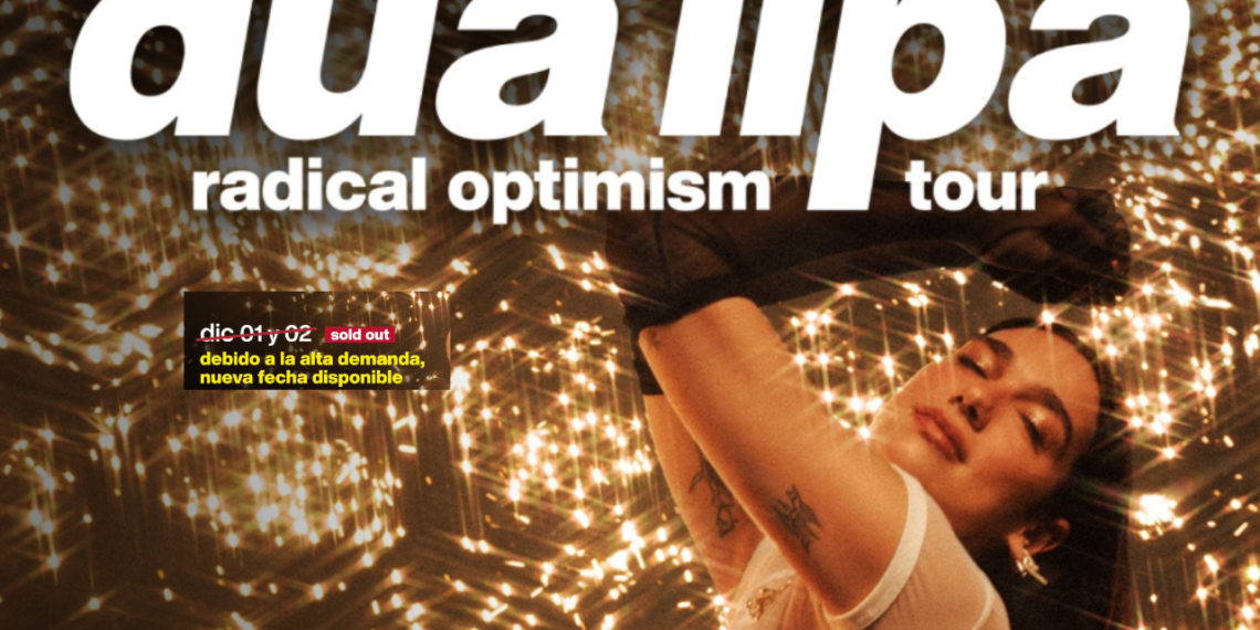 Conoce la nueva fecha de Dua Lipa en México.