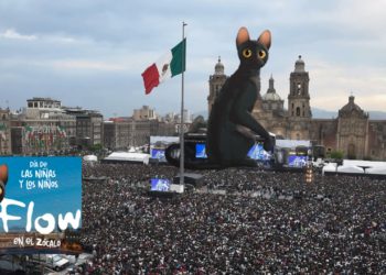 La película Flow será proyectada en el Zócalo de la Ciudad de México.